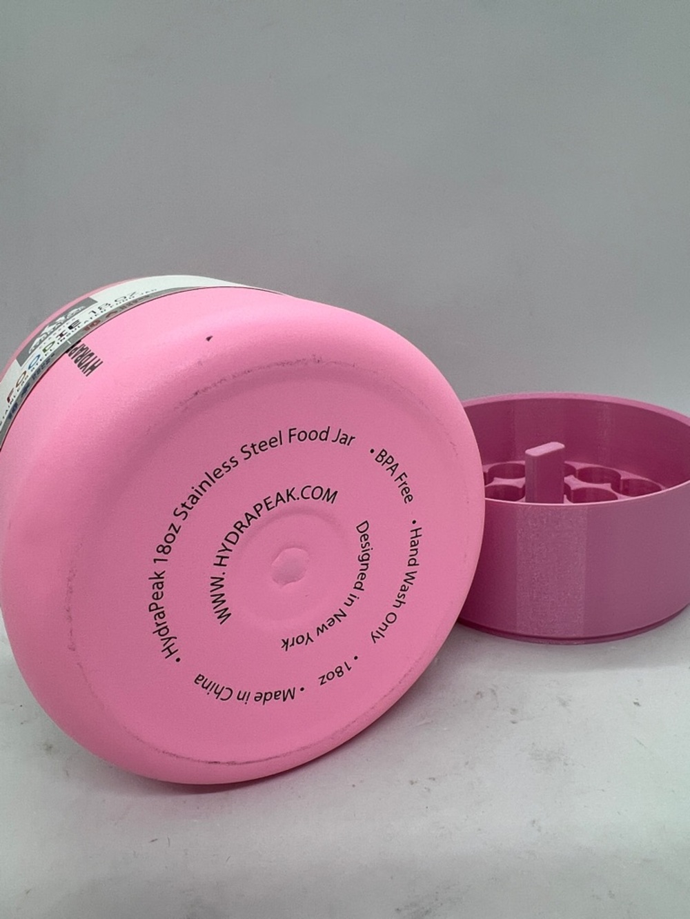 Hydrapeak Food Jar Insulated Stainless Steel Plus Peptide Storage Container NWT - Picture 3 of 7